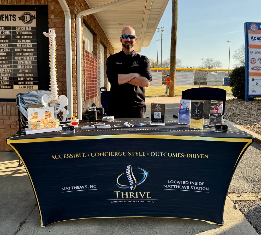 Dr. Hunt at a Thrive community event in Matthews, NC